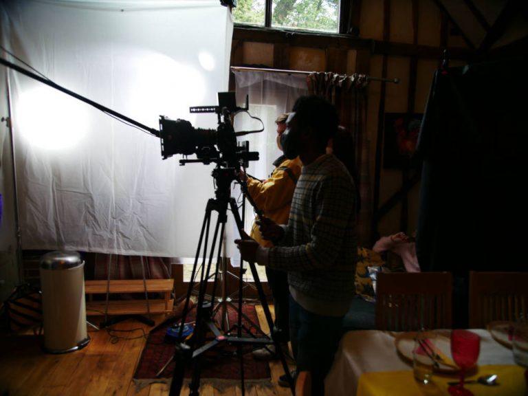 Behind the scenes of Director of Photography Matthias Djan on Keep it in the Family short film