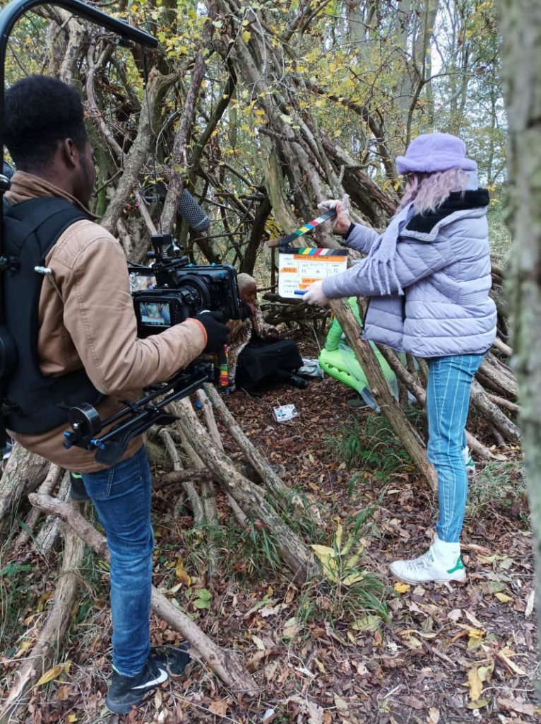 Behind the scenes from Ravens in Autumn with Matthias Djan using an easyrig