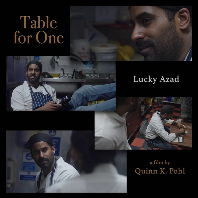 Table for One poster staring Lucky Azad