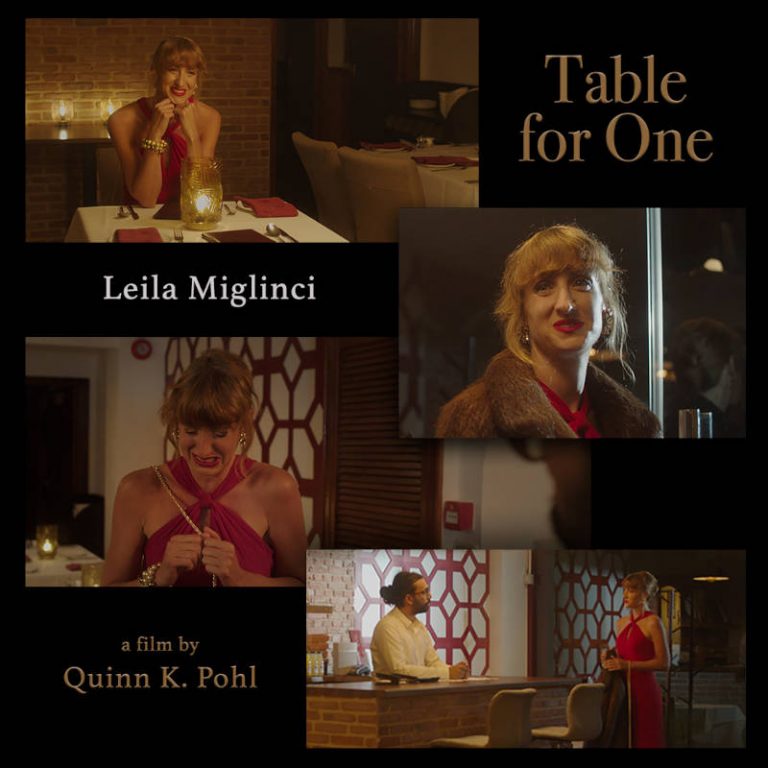 Table for One poster starring Lelia Miglinci