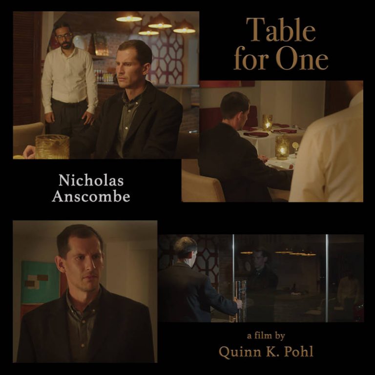 Table for One poster featuring Nicolas Anscombe