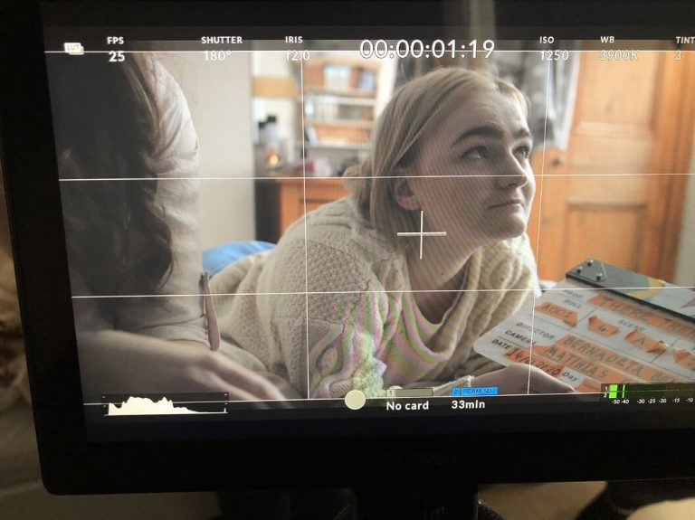 Behind the scenes photo from There, There short film