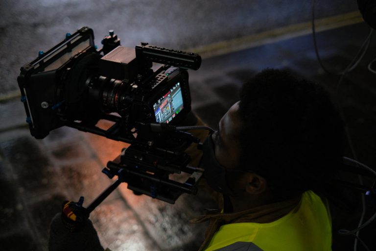 Behind the scenes from sci fi short film Voyager of Cinematographer Matthias Djan