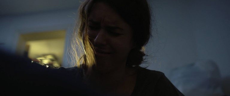Still from domestic abuse thriller short film Trapped cinematography by Matthias Djan